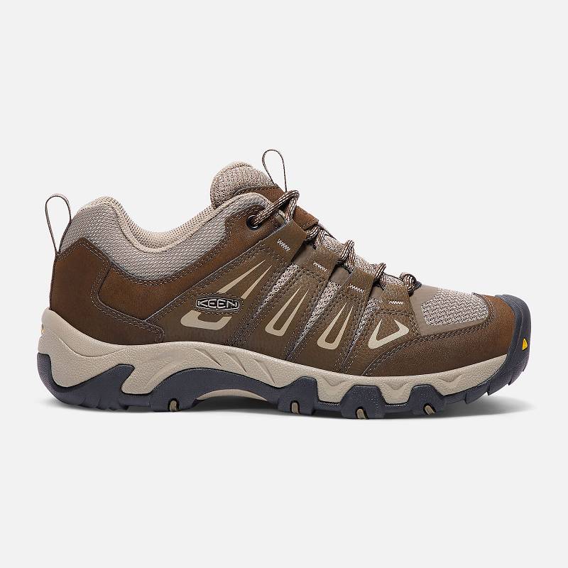 Keen Oakridge Wanderschuhe Herren DE-58941 Cascade Brown/Brindle - Keen Herrenschuhe Braun